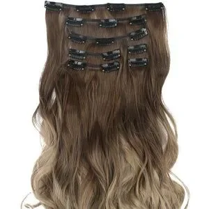Hair | 2 7pcs Brownash Blonde Full Head Clip Ins Nwt | Poshmark display picture 3